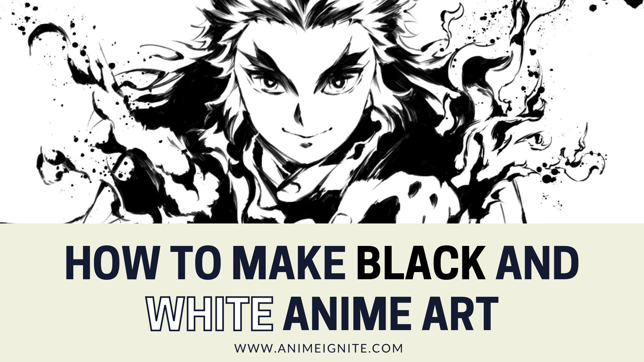 Black & White Anime Art - Four Cool Ways to Do It Yourself