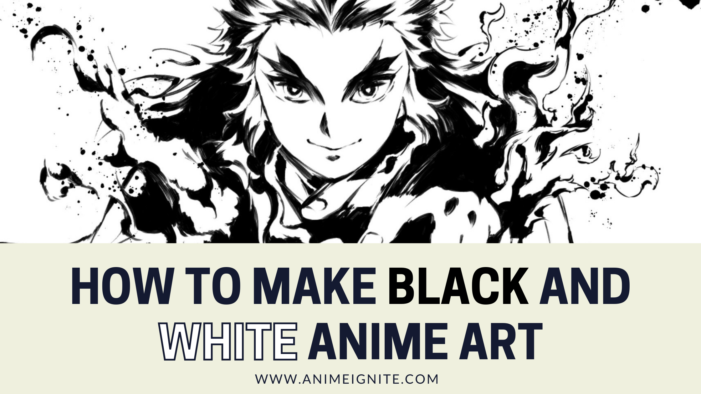 Black & White Anime Art - Four Cool Ways to Do It Yourself - Anime Ignite