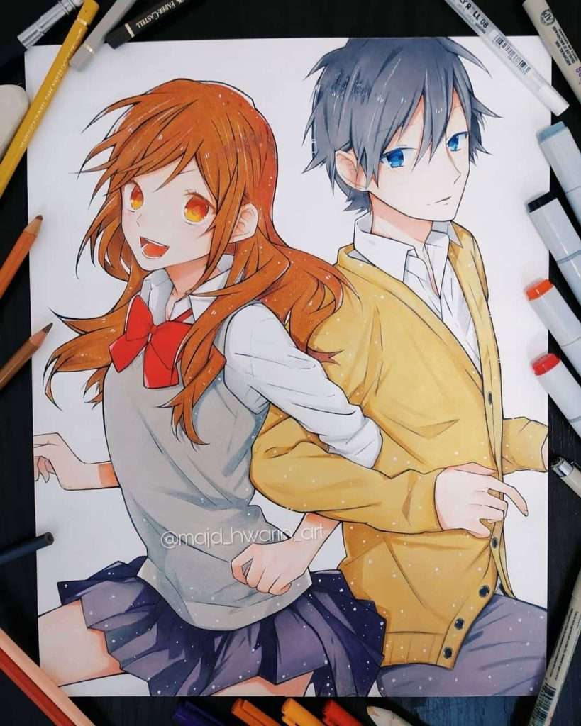 miyamura in 2023 Horimiya, Anime, Art