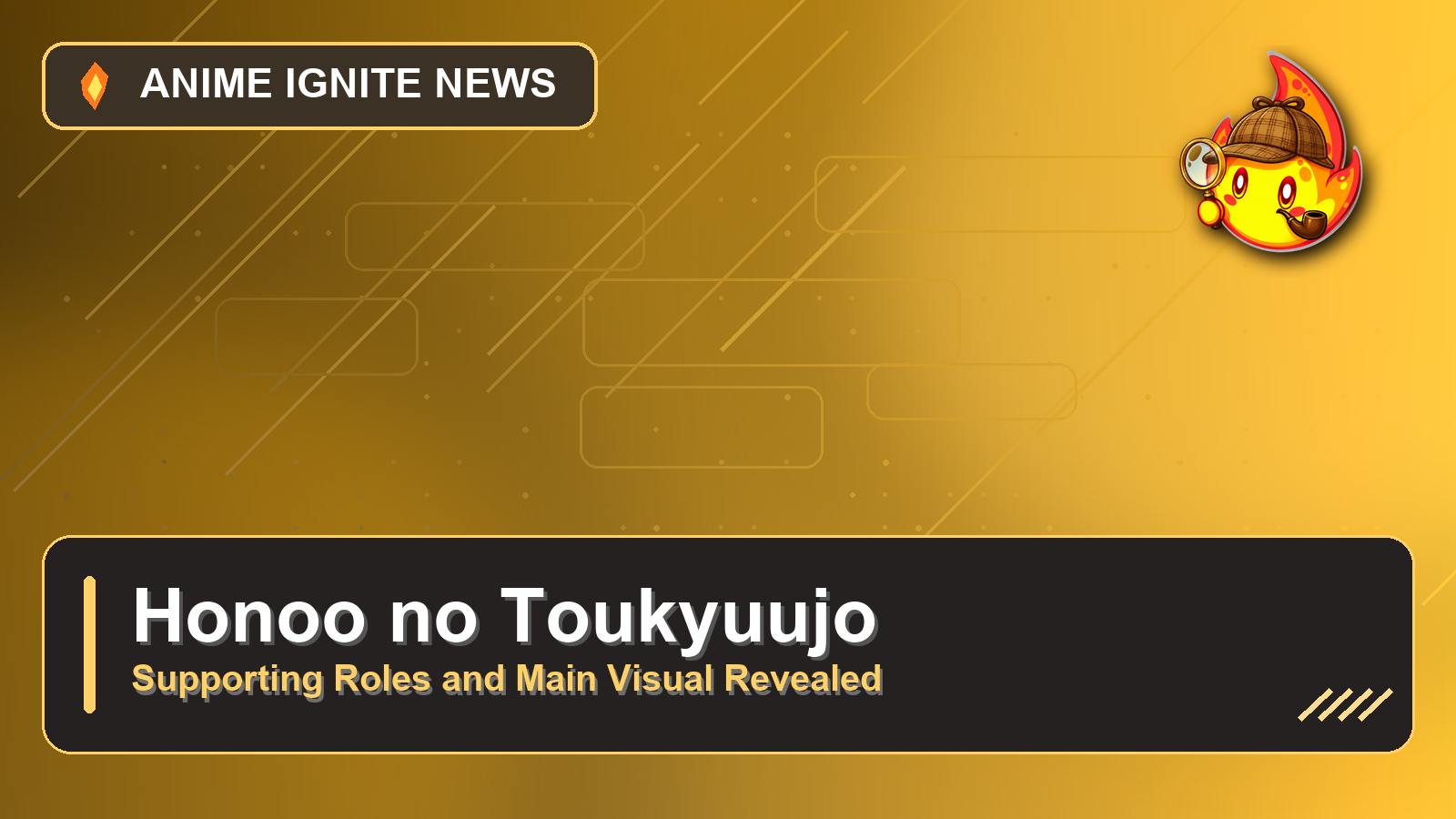 Honoo no Toukyuujo Cast Announced